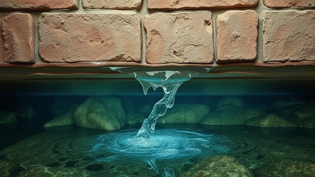 Eau dans le sous-sol : le joint de façade qui lâche, solutions immédiates